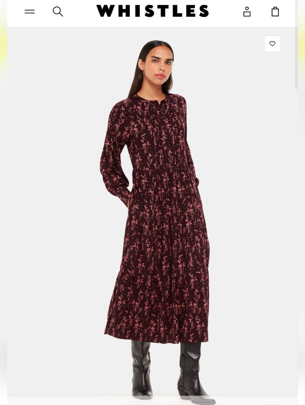 WHISTLES Sale
Sale Dresses
Pink Wisteria Dot Trapeze Dress NWT SIZE US 6